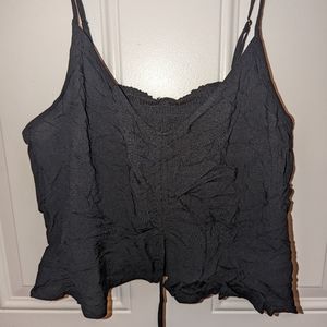 Wild Fable Tank Top Crop Top, size XL, black